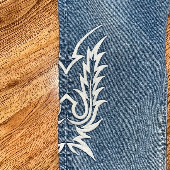 All Saints Embroidered Philly relaxed fit jeans - Picture 3 of 10